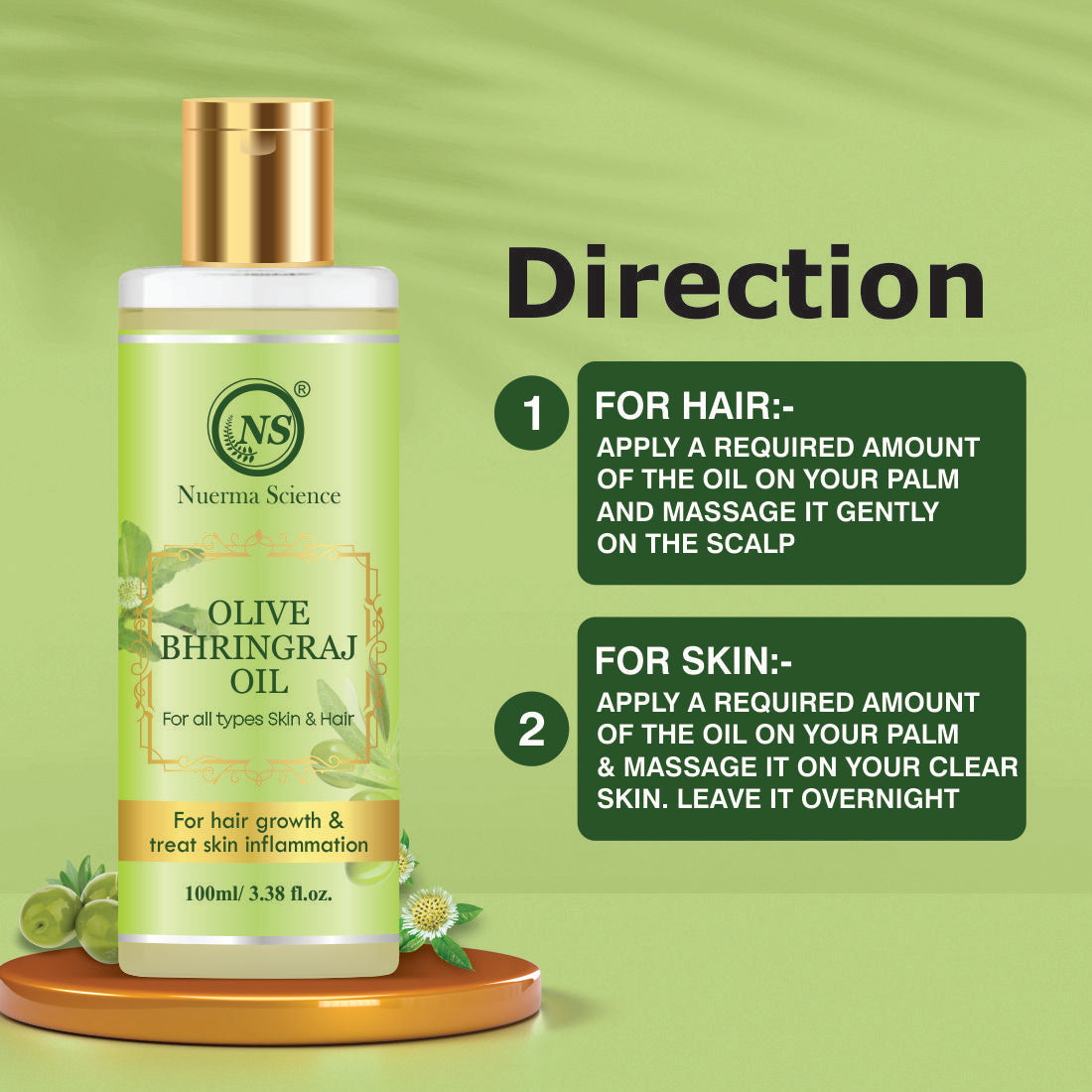 Olive Bhringraj Oil - 100ml