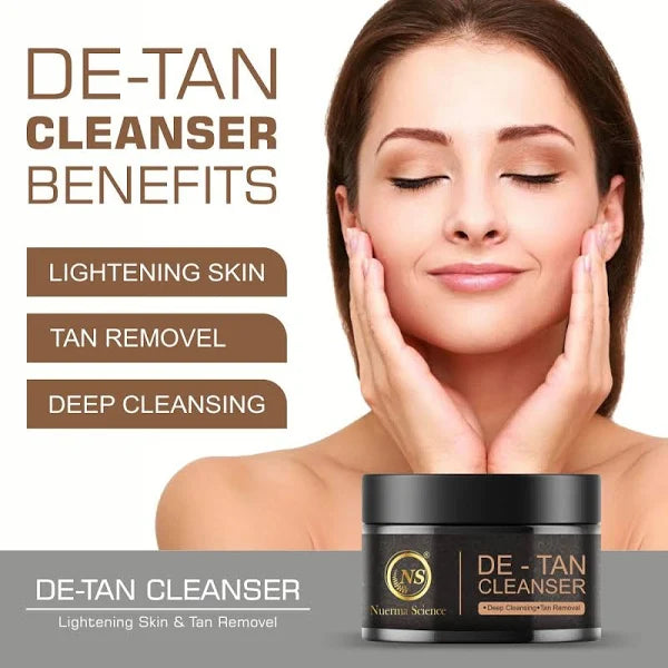 Nuerma Science De-Tan Cleanser | Purifies Skin & De-Tan Skin with Fair Complexion - 100gm