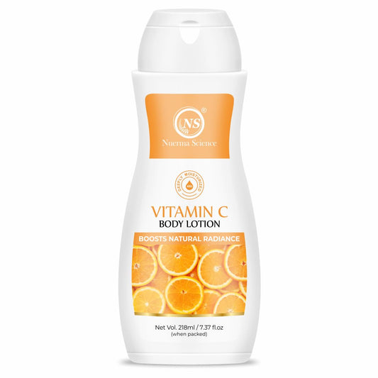 Nuerma Science Vitamin C Moisturizing Body Lotion | Deep Hydrating & Nourishing Body Lotion - 218ml
