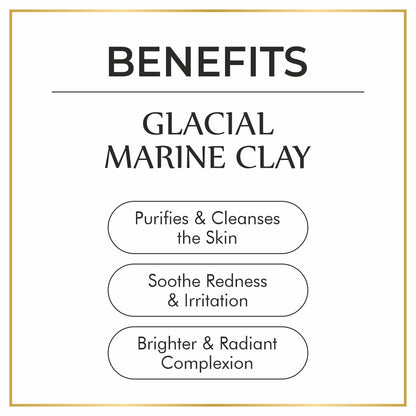 Nuerma Science Glacial Marine Clay - 100gm | Tightens Skin & Heals Damaged Skin