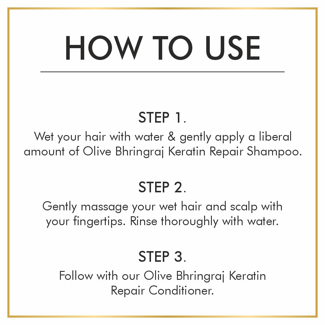 Nuerma Science Keratin Repair Natural Hairfall Control Olive Bhringraj Shampoo - 350ml