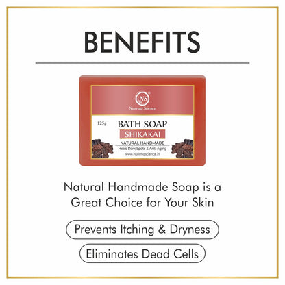 Nuerma Science Shikakai Bath Soap | Heals Dark Spots & Anti-Aging