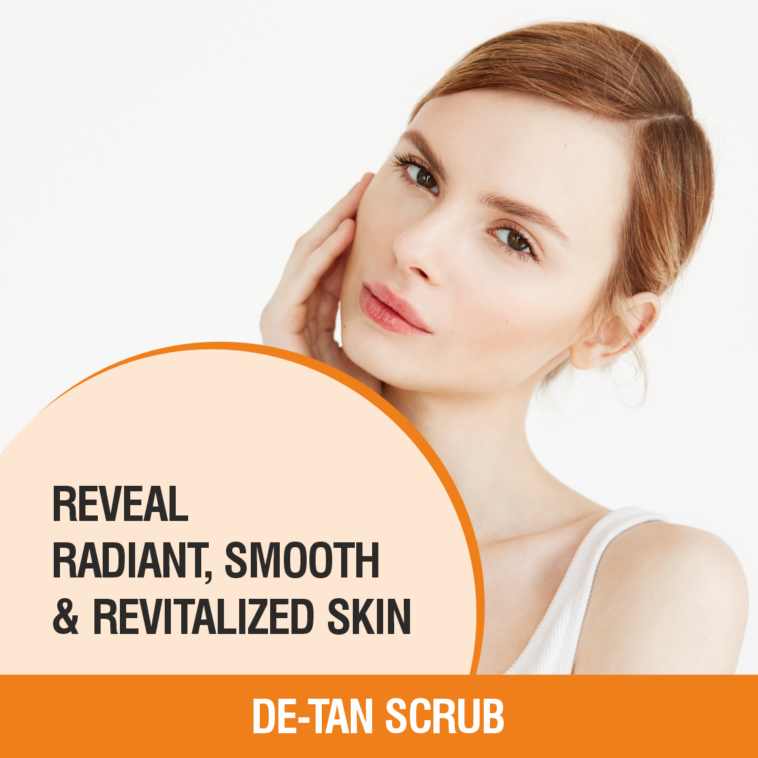 Nuerma Science De-Tan Face Scrub | Removes Blackheads, Whiteheads & Controls Excess Oil - 100gm