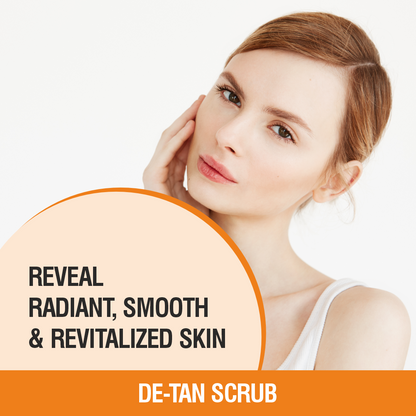 Nuerma Science De-Tan Face Scrub | Removes Blackheads, Whiteheads & Controls Excess Oil - 100gm