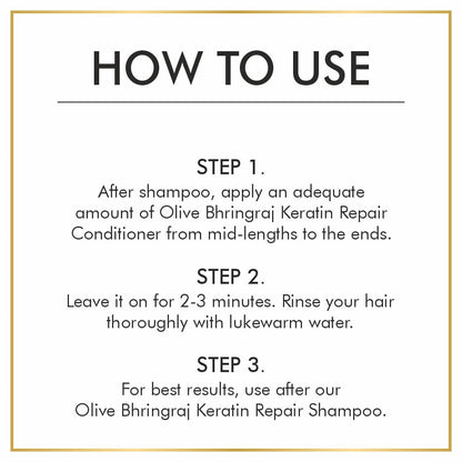 Nuerma Science Olive Bhringraj Hair Shampoo & Conditioner | Hair Strength, Shine & Scalp Nourishment | Sulphate & Paraben Free | Pack of 2, 700ml